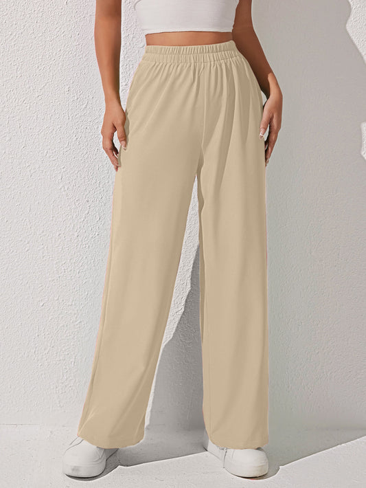 LIESL SOLID OVERSIZED WIDE LEG BAGGY KOREAN PANTS TROUSERS